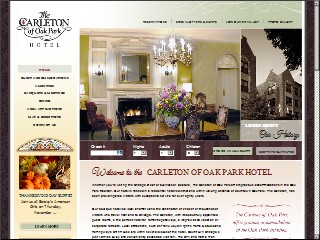Web site http://www.carletonhotel.com, The Carleton of Oak Park Hotel
