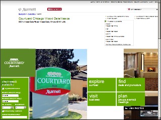 Web site www.wooddalecourtyard.com, Courtyard by Marriott Chicago Wood Dale/Itasca